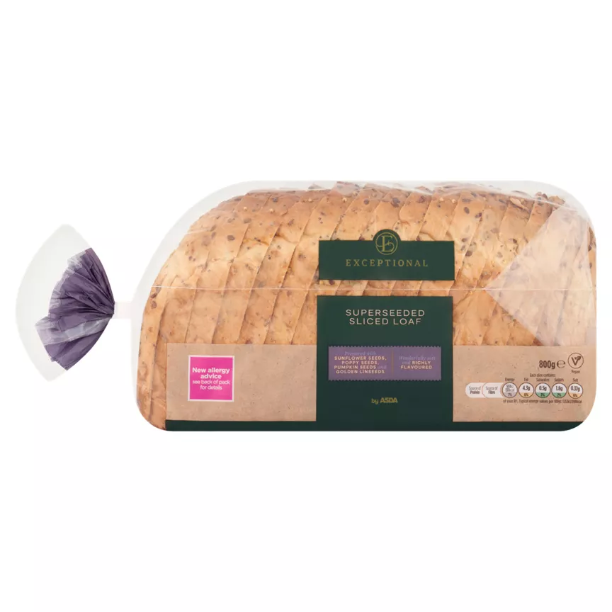 Exceptional by ASDA Superseeded Sliced Loaf 800g