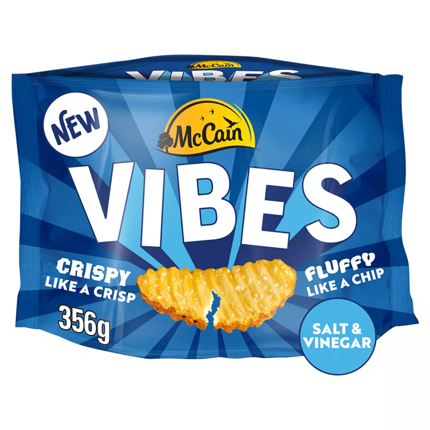 McCain Vibes Salt & Vinegar Hot Potato Snack 356g