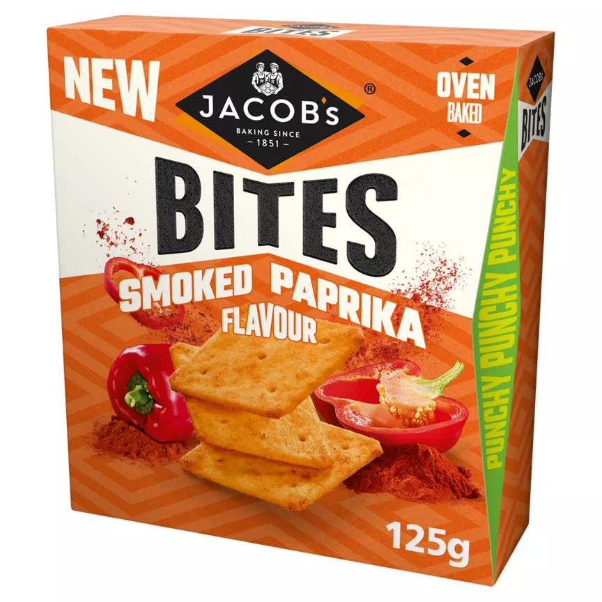 Jacob's Smoked Paprika Flavour Bites 125g - Image 1