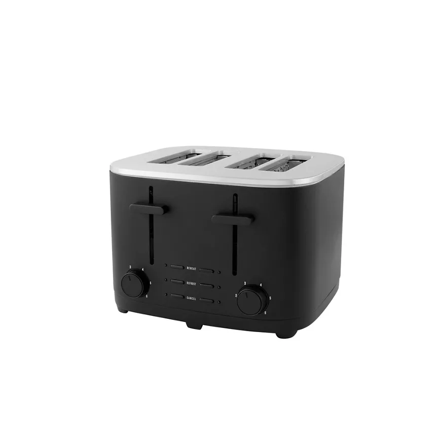George Home Black 4-Slice Toaster