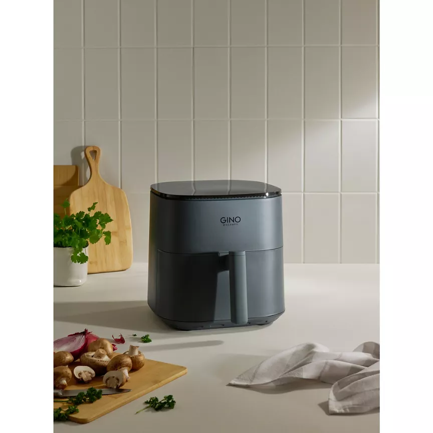 Gino D'Acampo Grey 6L Digital Air Fryer