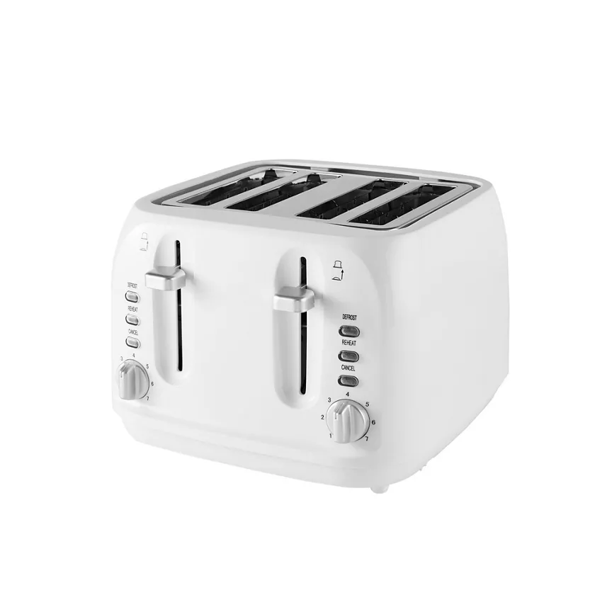 George Home White 4-Slice Toaster