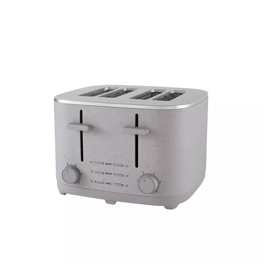 George Home Grey 4-Slice Toaster