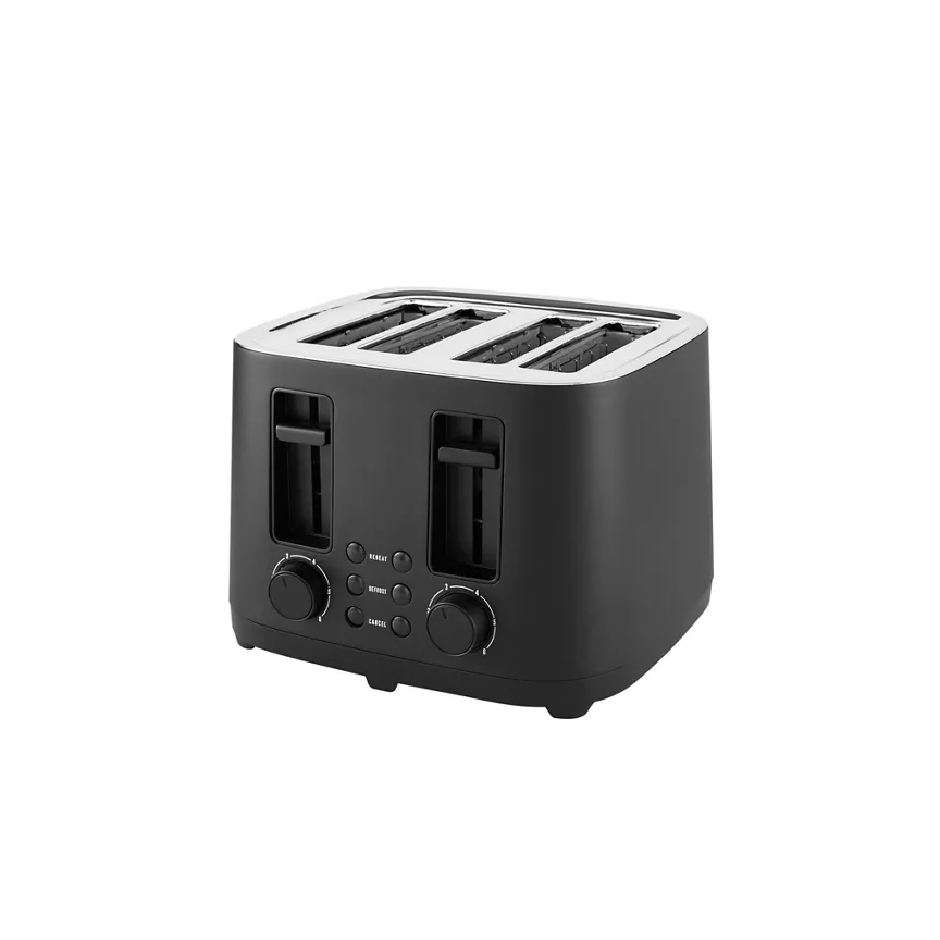 George Home Black 4-Slice Toaster