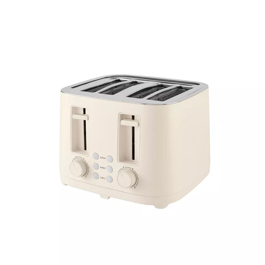 George Home Cream 4-Slice Toaster