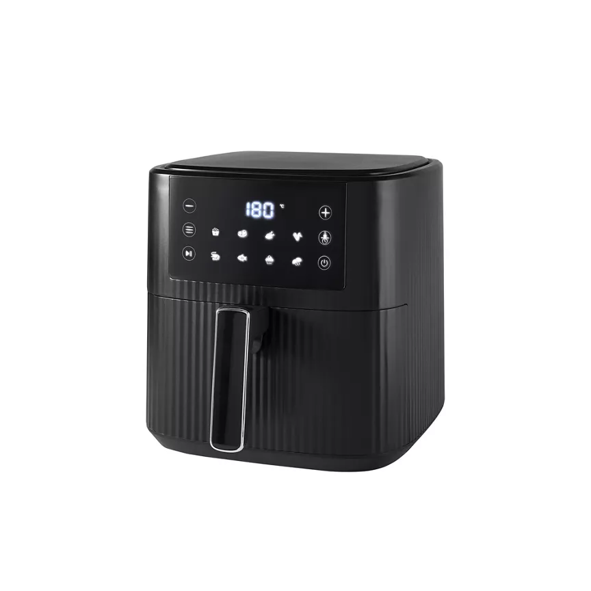 George Home Black Textured 8 Litre Digital Air Fryer
