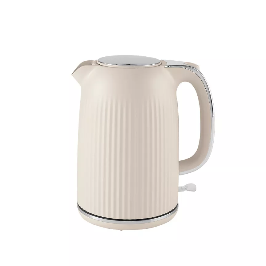 George Home Cream Textured Fast Boil Kettle 1.7L