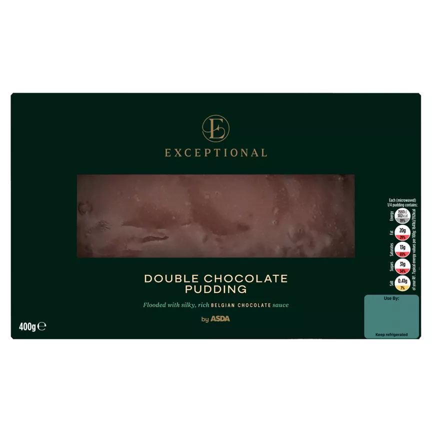 Exceptional by ASDA Double Chocolate Pudding 400g