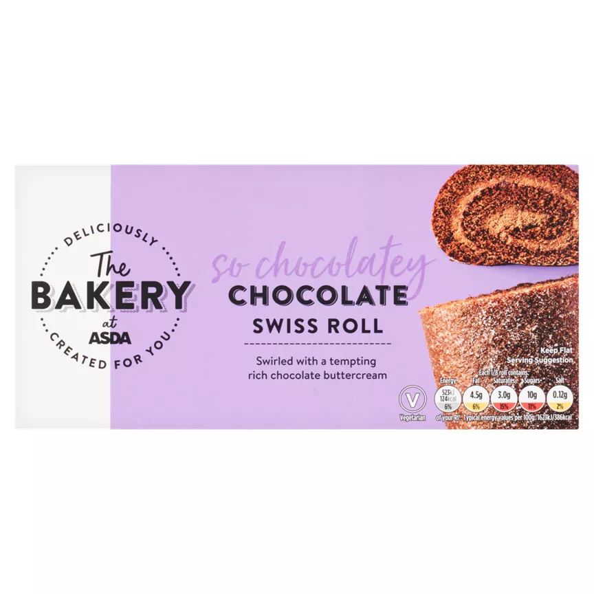 ASDA The Bakery Chocolate Swiss Roll