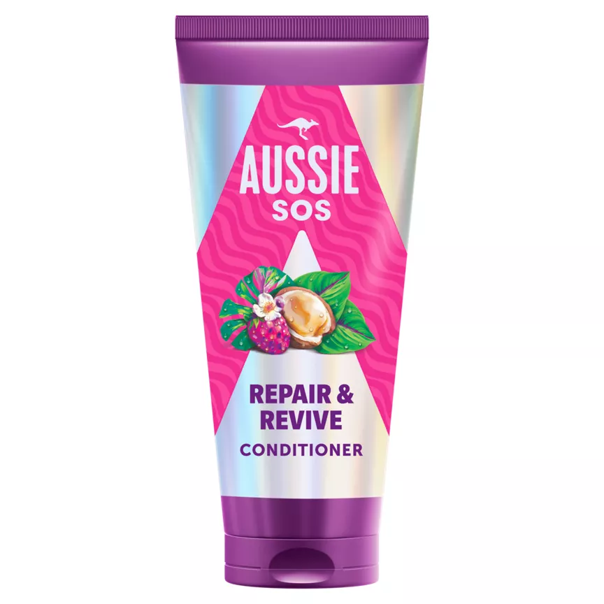 Aussie SOS Repair & Revive Conditioner 200ml for Dry, Stressed and Damaged Hair