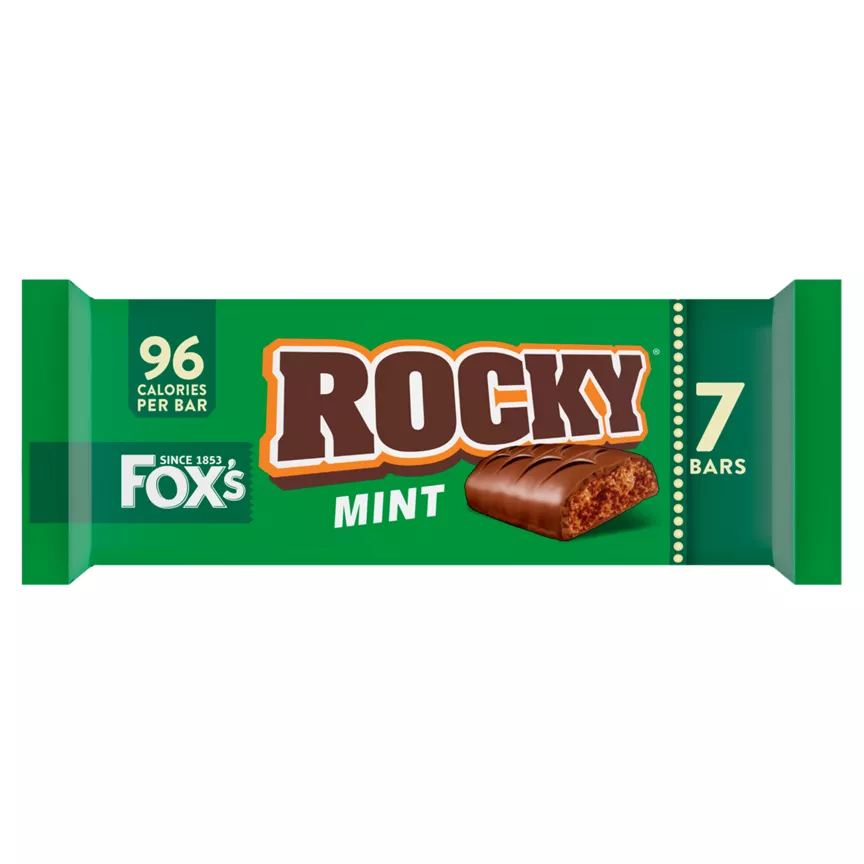 Fox's Rocky Mint Bars 7 x 19.75g (138g)