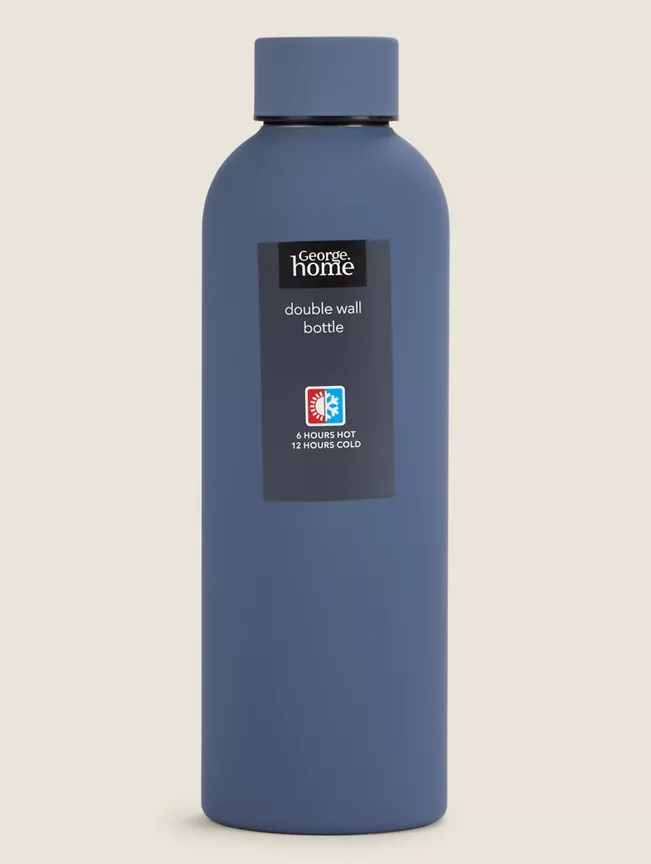 George Home Grey Double Walled Bottle