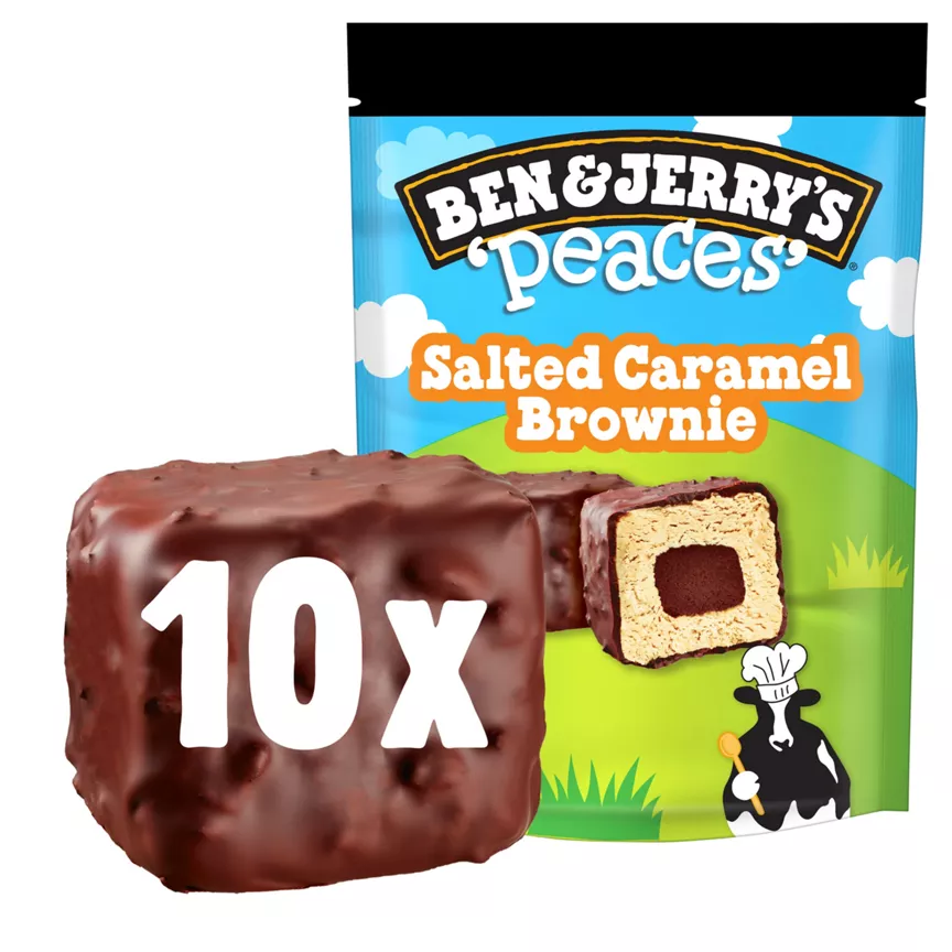Ben & Jerry's Ice Cream Salted Caramel Brownie Peaces 160 ML 10MP