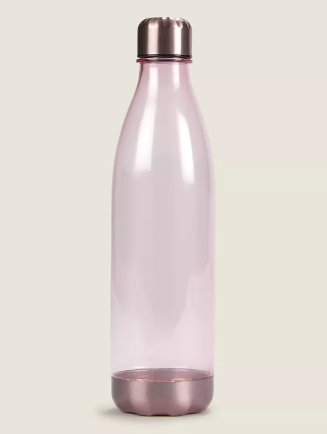 George Home Pink and Gold Water Bottle