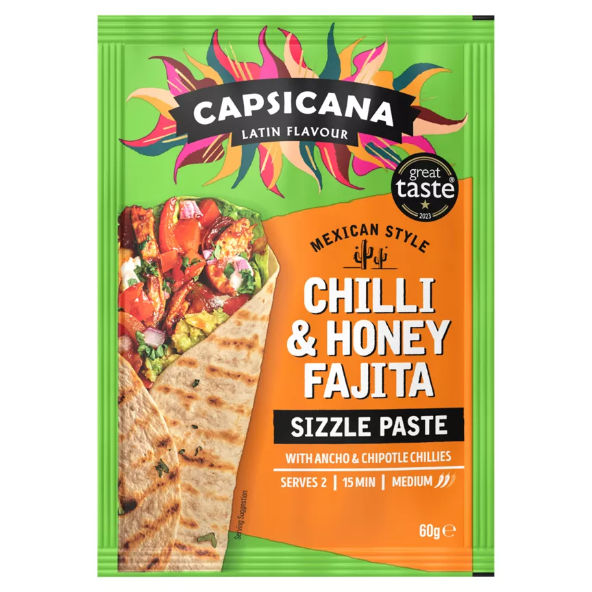 Capsicana Mexican Fajita Chilli & Honey Cooking Paste 60g