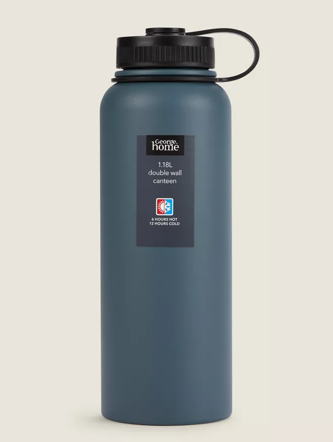 George Home Navy Double Walled Canteen