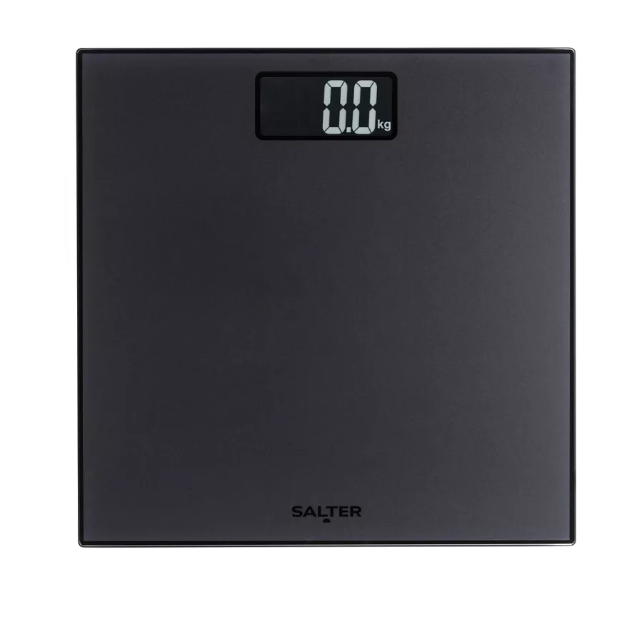 Salter Frosted Black Electronic Scale Glass