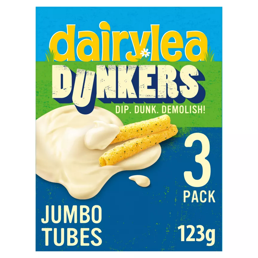 Dairylea Dunkers Jumbo Tubes 3 x 41g (123g)