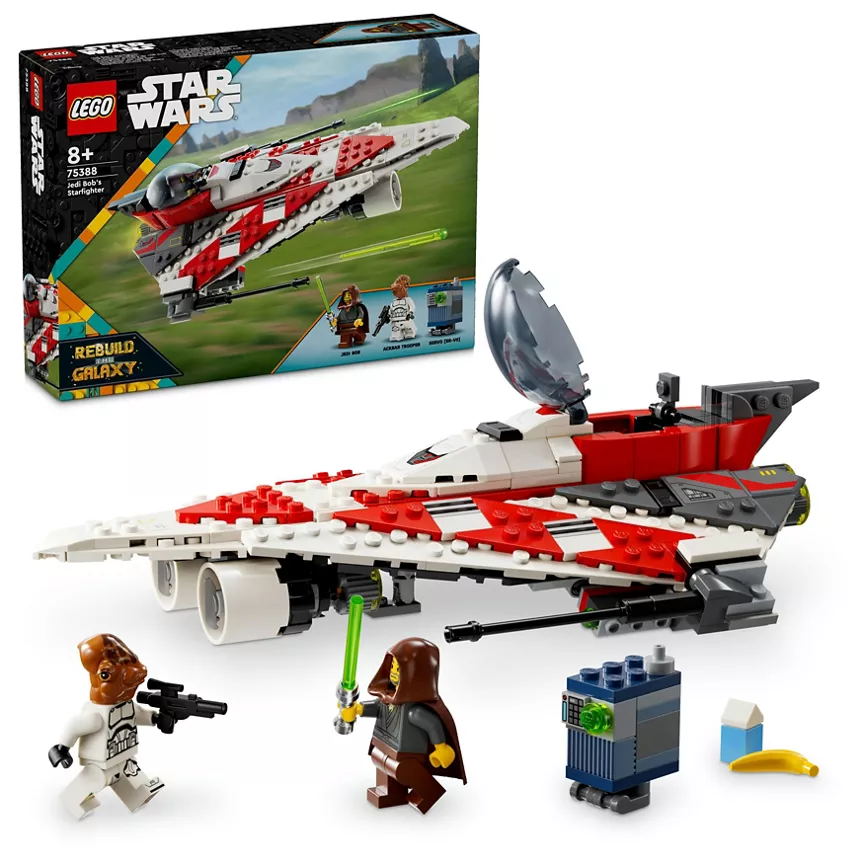 LEGO Star Wars Jedi Bob’s Starfighter Building Toy Set 75388