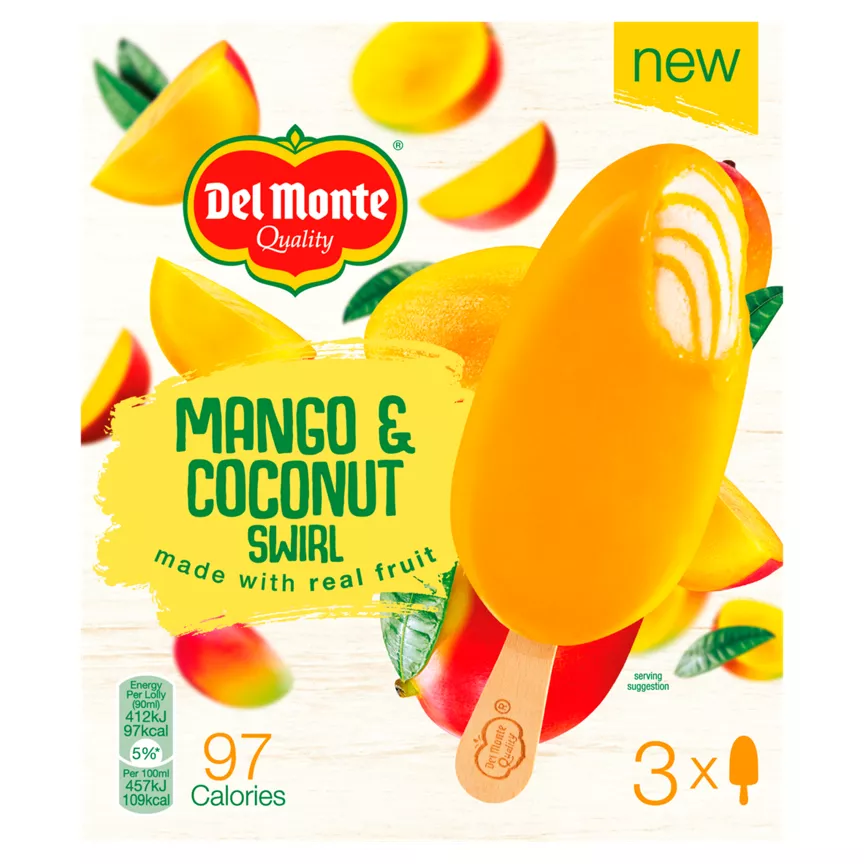 Del Monte Mango & Coconut Swir 3 x 90ml (270ml)