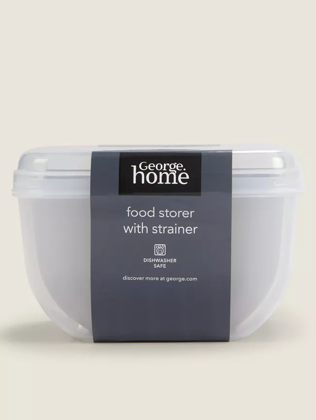 George Home Food Storer with Strainer