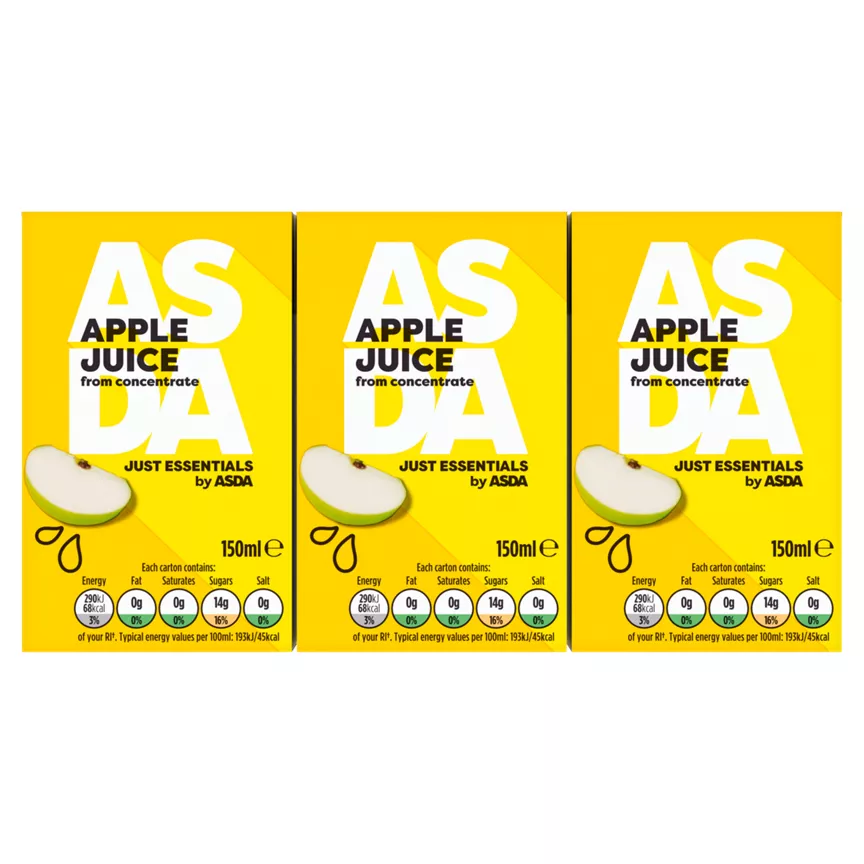 JUST ESSENTIALS by ASDA Apple Juice from Concentrate 150ml