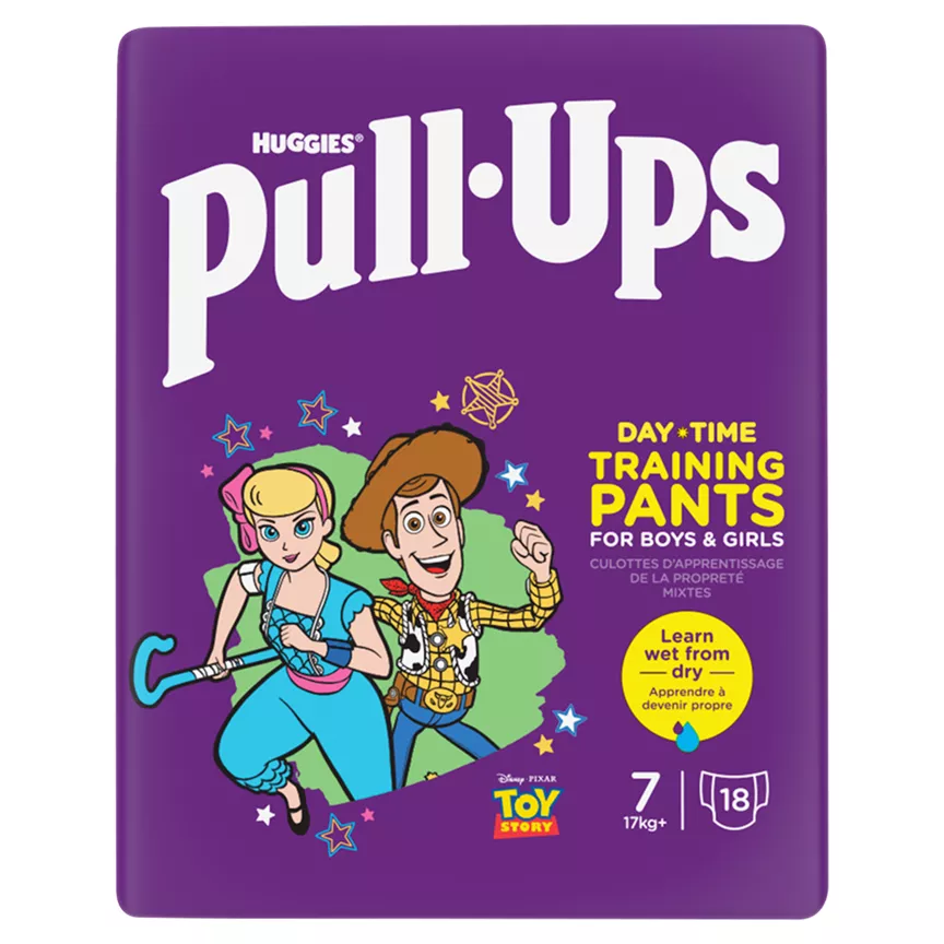 Huggies Pull-Ups Day Time Training Pants for Boys & Girls 7 17kg+