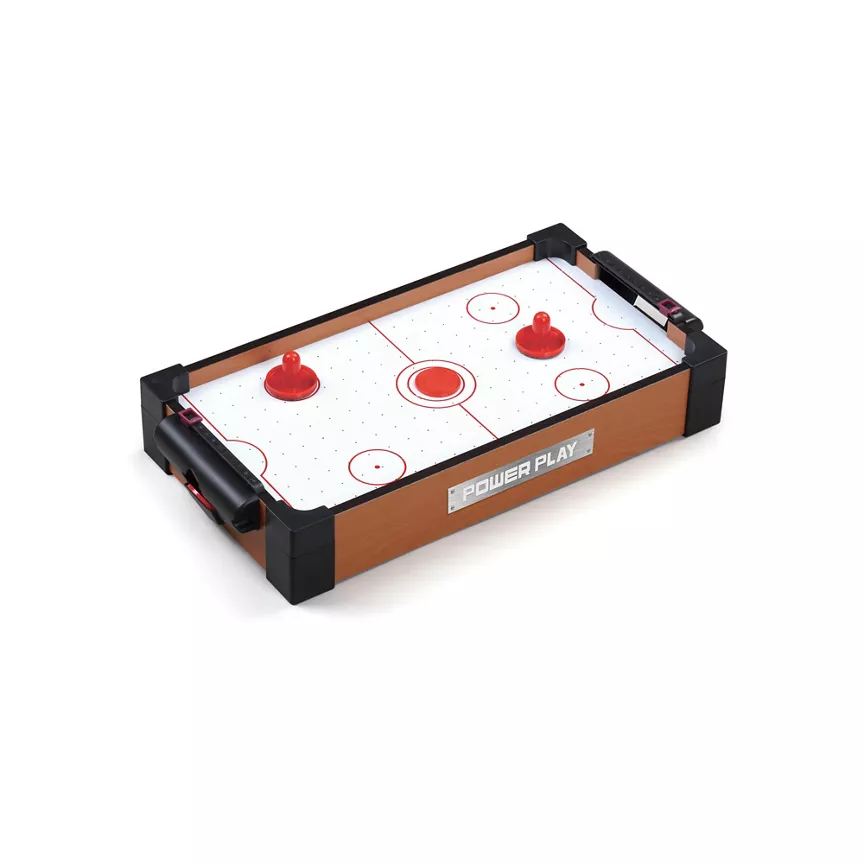 16 Inch Air Hockey Table Game - Light Brown