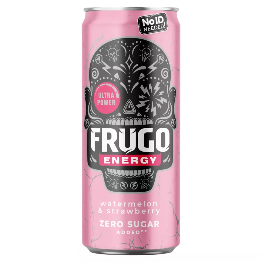 Frugo Energy Watermelon & Strawberry 330ml