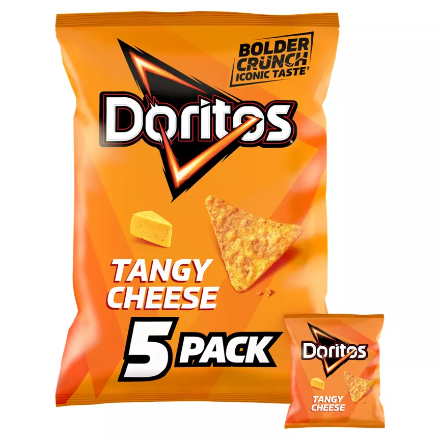 Doritos Tangy Cheese Tortilla Chips Multipack Crisps 5x30g - Image 1