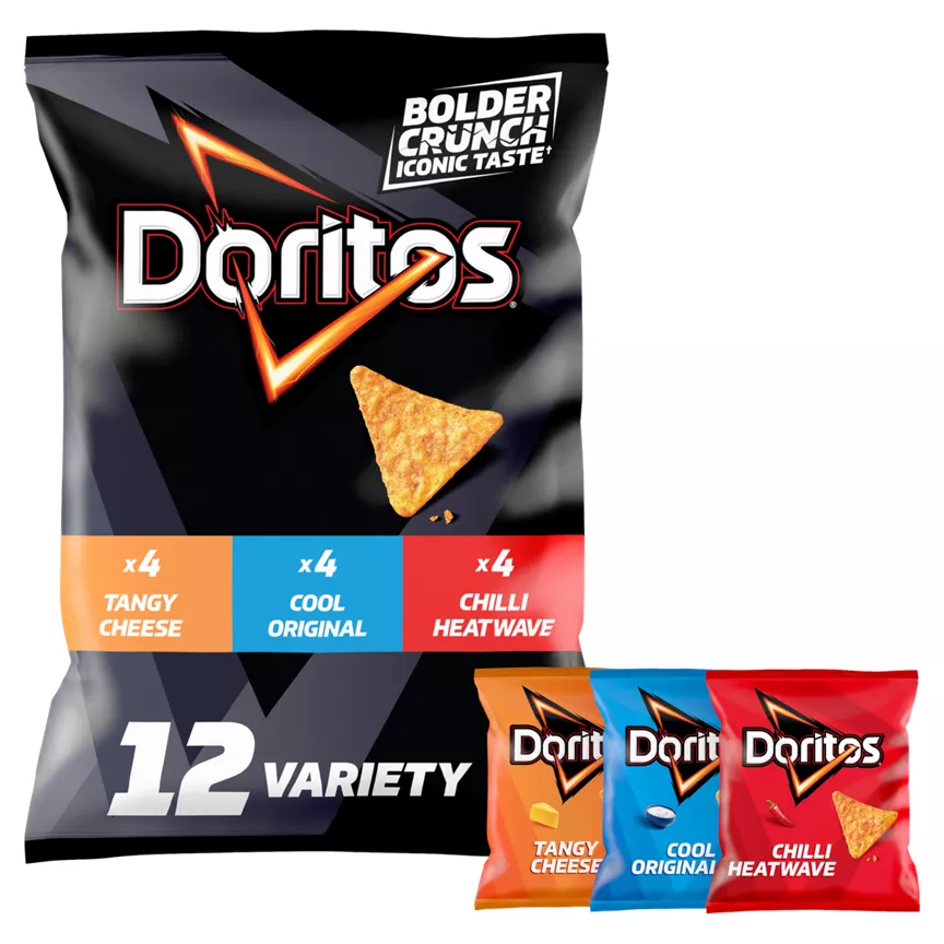 Doritos Variety Pack Tortilla Chips Multipack Crisps 12x30g