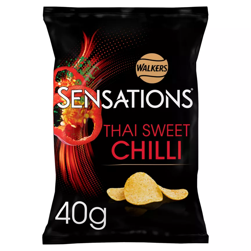 Walkers Sensations Thai Sweet Chilli Grab Bag Crisps 40g