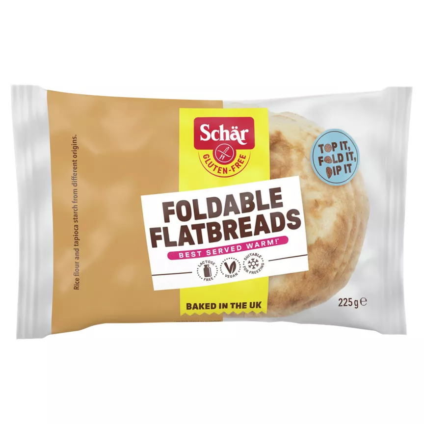 Schär Gluten Free Foldable Flatbreads 225g