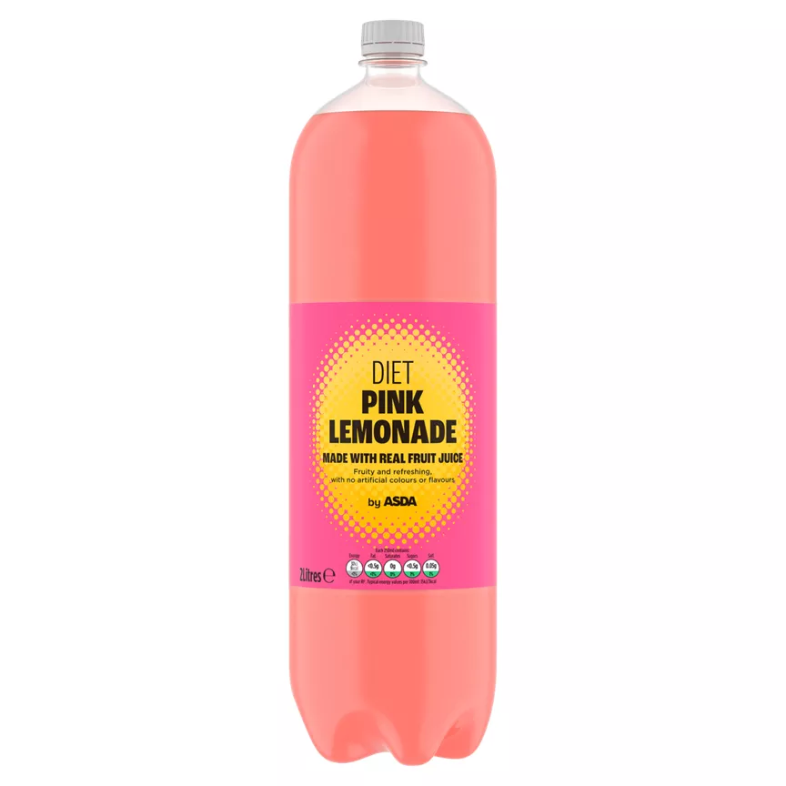 ASDA Diet Pink Lemonade 2 Litres