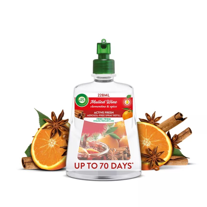 Air Wick Mulled Wine 24/7 Active Fresh Refill 228ml