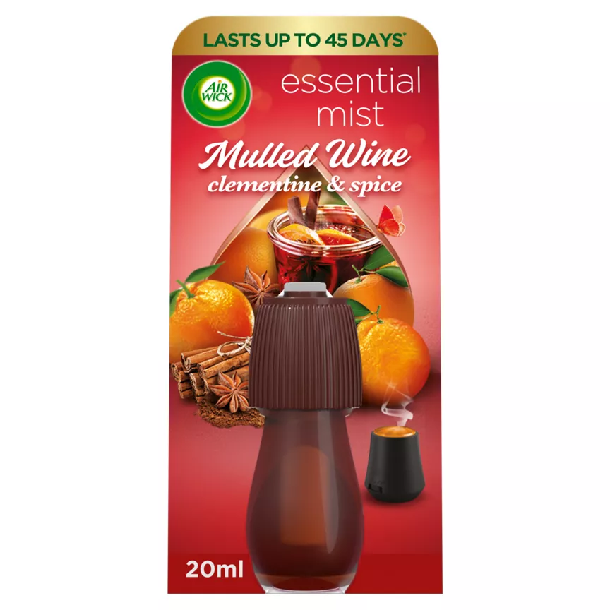 Air Wick Mulled Wine Essential Mist Diffuser Single Refill 20ml