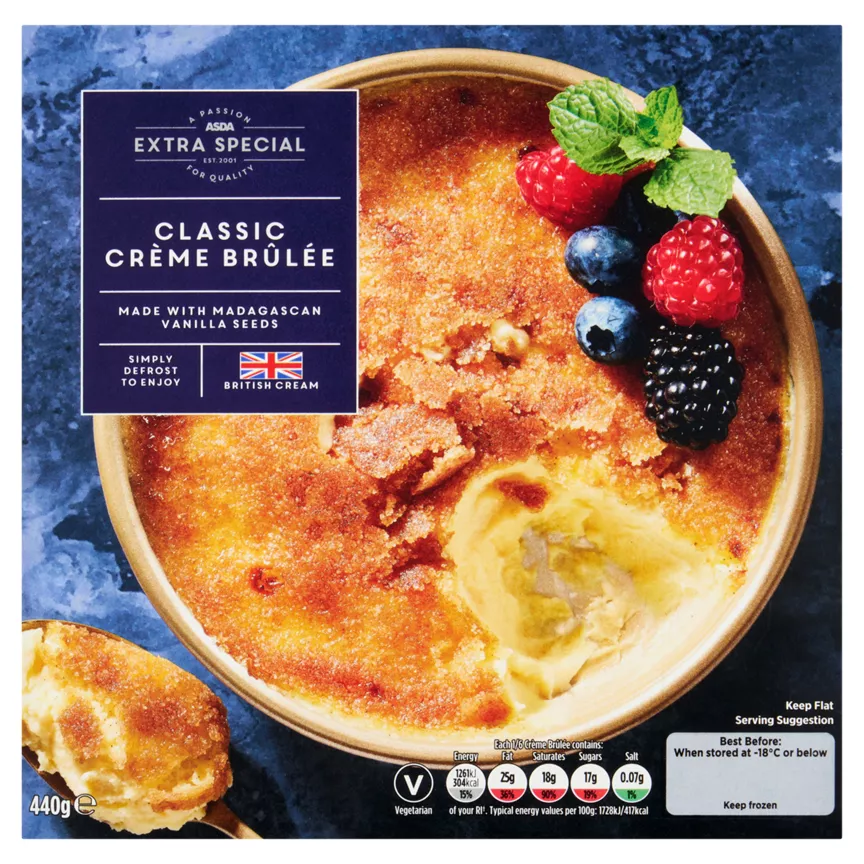 ASDA Extra Special Classic Crème Brûlée 440g