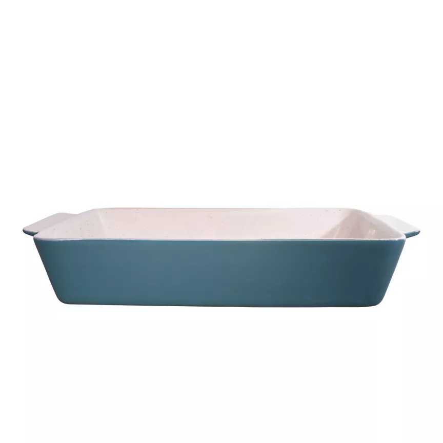 George Home Teal Non-Stick Retro Roaster - 41cm