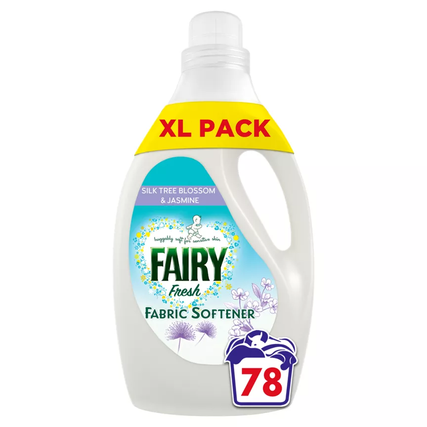 Fairy Fresh Fabric Conditioner Silk Tree Blossom & Jasmine 78 Washes, 2640l