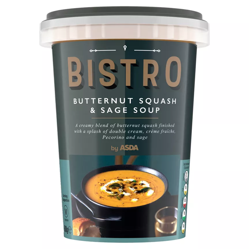 Bistro by ASDA Butternut Squash & Sage Soup 600g