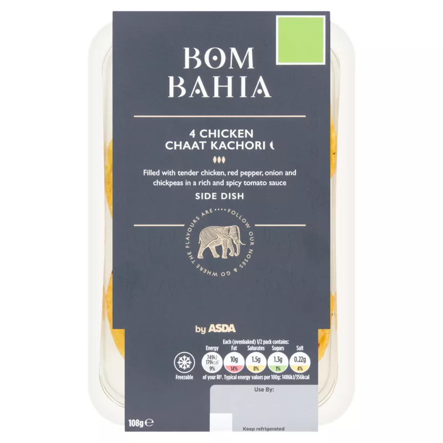 Bom Bahia by ASDA 4 Chicken Chaat Kachori 108g