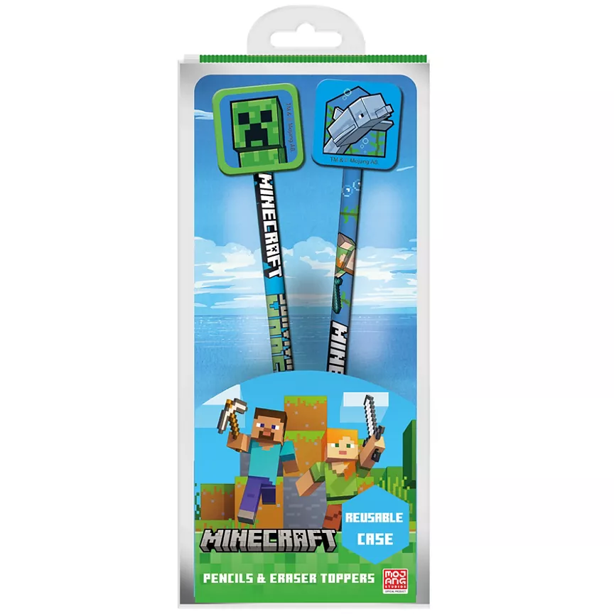 Minecraft Pencils With Toppers