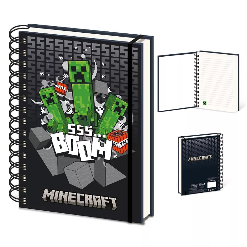 Minecraft A5 3D Notebook