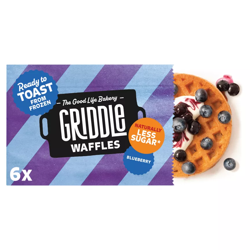 Griddle 6 Blueberry Waffles 200g