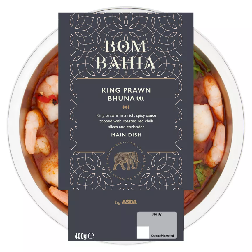 Bom Bahia by ASDA King Prawn Bhuna 400g