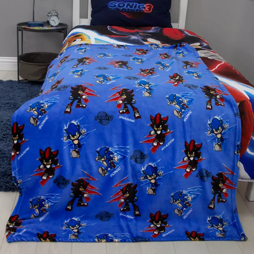 Sonic The Hedgehog Sonic Movie Fleece - 100cm x 150cm