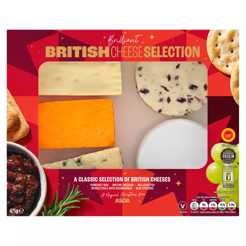 ASDA British Cheese Selection 475g