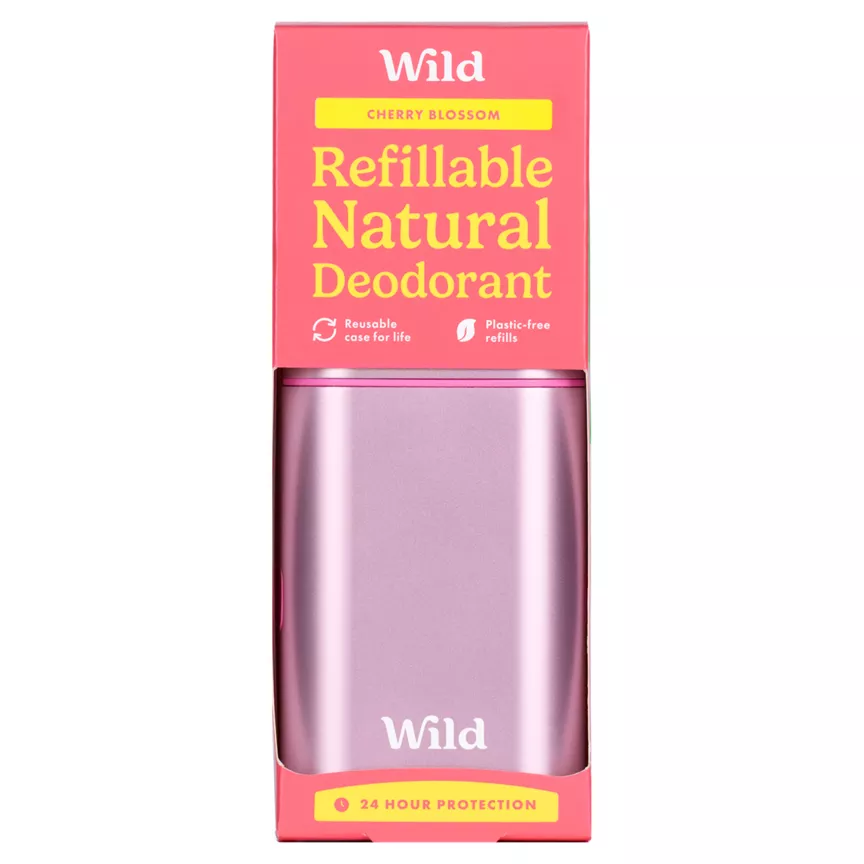 Wild Cherry Blossom Refillable Natural Deodorant 40g