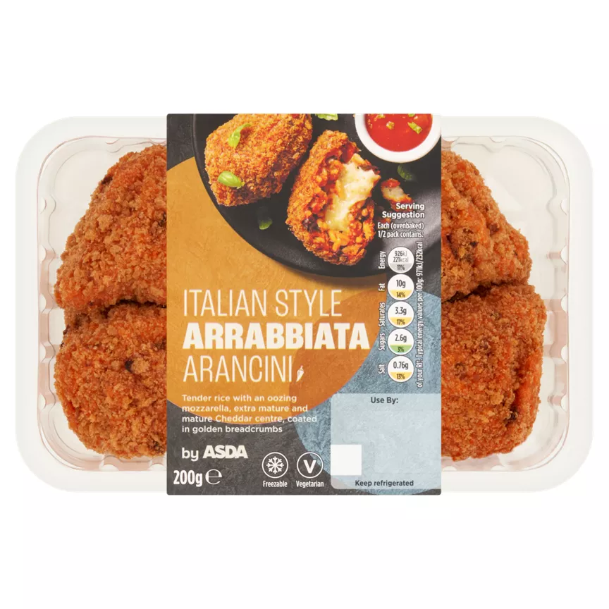 ASDA Italian Style Arrabbiata Arancini 200g