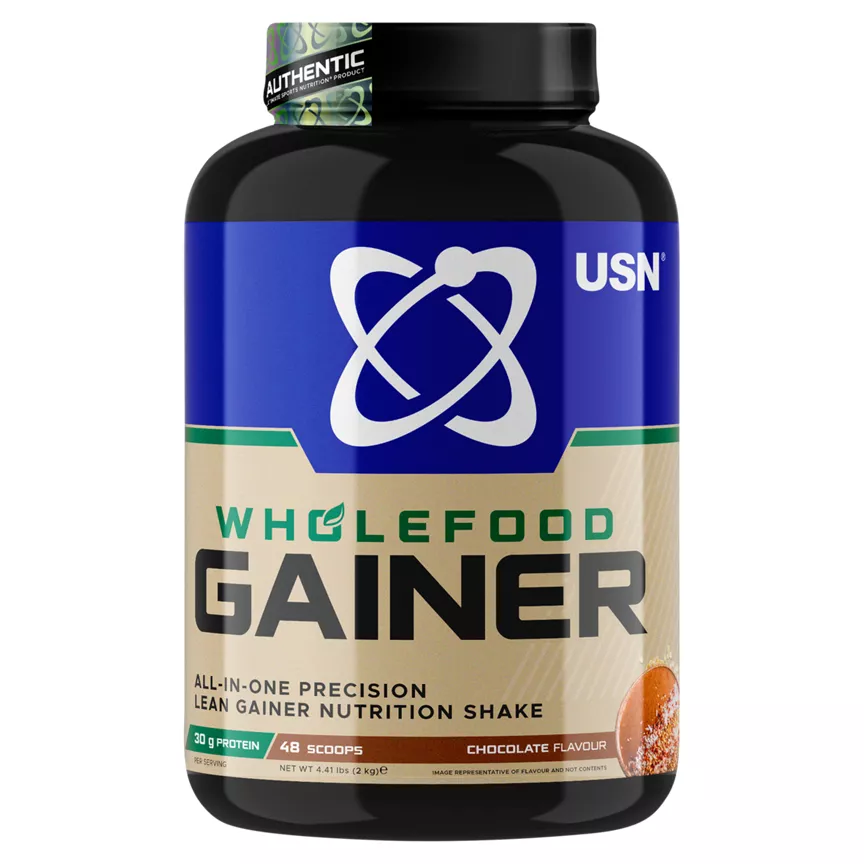 USN Wholefood Chocolate Flavour Lean Gainer Nutrition Shake 2kg